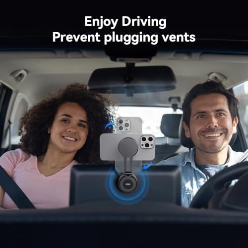 Revolutionary Electric Vacuum Suction Car Phone Holder – 360° Rotating Magnetic Mount for Ultimate Flexibility – Adjustable Stand for i Phone 12-16 Series – Unmatched Stability with Strong Suction for Safe Driving and Navigation – Hands-Free Convenience for Every Journey