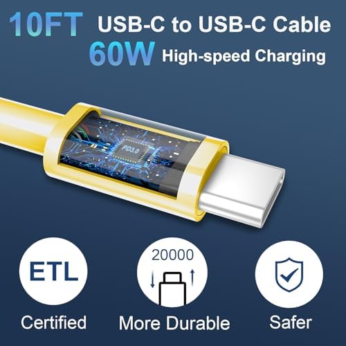 20 W Dual-Port USB-C Fast Charger with 6.6 FT Cable – Ultimate Power Solution for i Phone 15/16 Pro Max & Android Devices – Efficient Travel Companion Designed for rapid charging, this 20 W Dual-Port USB-C Charger ensures your i Phone 15/16 Pro Max and Android devices stay powered up with maximum efficiency. Featuring a generous 6.6 FT USB-C to C cable, this charger eliminates the inconvenience of short cords while allowing you to multitask with ease. Its dual-port design offers the ability to charge two devices simultaneously, making it ideal for busy professionals and frequent travelers. Enjoy broad compatibility across multiple Apple and Android devices, ensuring versatility for all your charging needs. The compact and lightweight structure of this charger enhances portability, making it an essential accessory for your on-the-go lifestyle. Built with high-quality materials, this charger prioritizes durability and safety, giving you peace of mind while delivering fast charging performance. Elevate your charging routine and stay connected wherever life takes you with this indispensable charging solution.
