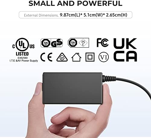 Optimized 12 V AC/DC Power Adapter for MSI Optix Gaming Monitors – Reliable Charger for AG32 C, AG32 CQ, MAG27 C, MAG24 C Displays – Enhanced Compatibility & Fast Charging for Ultimate Gaming Experience