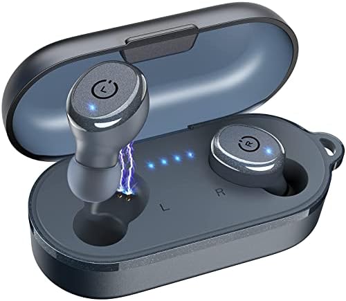 TOZO T10 True Wireless Bluetooth 5.3 Earbuds – 45 Hours of Playtime, IPX8 Waterproof Stereo Headphones with Built-in Mic – Customizable Sound with 32 EQ Settings via App for Enhanced Audio Experience and Seamless Connectivity
