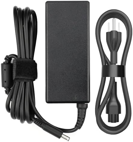 65 W High-Efficiency AC Adapter for Dell Inspiron & Vostro Series – Ultra-Compatible 4.5 mm Tip Laptop Charger with Enhanced Portability, Ideal for 3000, 5000, 7000 Models – Lightweight Design Perfect for On-the-Go Use and Travel-Friendly Power Solution