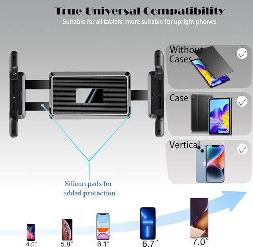 Universal Tablet Mount for Trucks & Cars – 16.9-Inch Adjustable Long Arm Suction Cup Holder | Secure Dashboard & Windshield Solution for i Pads & Tablets | Enhanced Stability for Safe Navigation & Hands-Free Operation