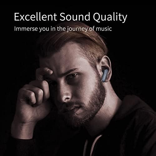 HAPPYAUDIO S4206 Bluetooth Wireless Headphones – Ergonomic Design with Long Battery Life for Uninterrupted Sound Enjoyment and Seamless Device Compatibility