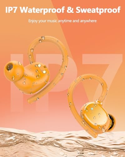 Transform Your Audio Experience with Cutting-Edge Bluetooth 5.4 Wireless Earbuds – Hi-Fi Stereo Sound with Advanced ENC Noise Cancellation – IP7 Waterproof for Ultimate Durability – 68-Hour Battery Life with Dual LED Display for Real-Time Monitoring – Perfect for Active Lifestyles and Everyday Connectivity