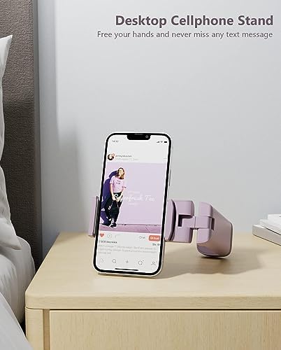Mii KARE Universal Airplane Phone Holder – Innovative 360-Degree Rotating Smartphone Mount for Ultimate In-Flight Entertainment, Lightweight and Durable Travel Companion for Effortless Viewing on Tray Tables, Perfect for Long Flights and Quick Getaways
