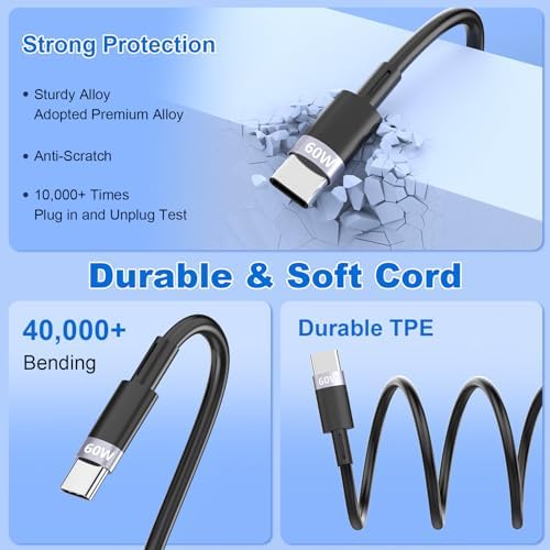 Ultra-Fast 100 W USB-C Multi Charging Cable – Retractable 4 FT Charger for i Phone 15, Samsung S24 & More – Versatile Compatibility with Type C, Micro USB, and IP Devices – Durable & Tangle-Free Design for Effortless Charging on the Go