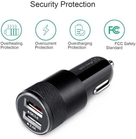 Ultra-Fast Quick Charge 3.0 Phone Charger for Google Pixel 9 Series & Samsung Galaxy Models – Superior Compatibility, Lightning Speed, and Safety Features for On-the-Go Charging