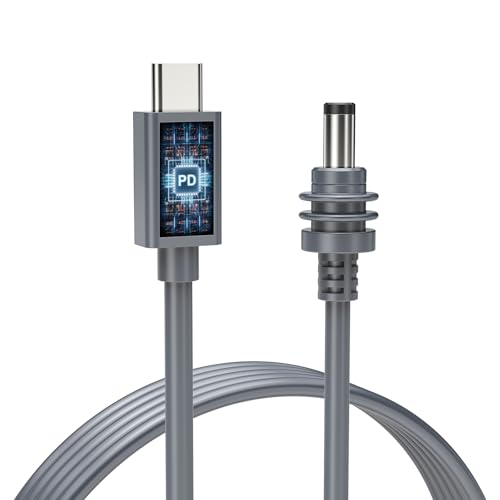Starlink Mini Power Cable – 9.8 FT USB C to DC, 100 W Fast Charging, 18 AWG Pure Copper, PD Chip for Optimal Performance, Ideal for Outdoor Travel and Car Charging, Essential Accessory for Starlink Mini Kit Users