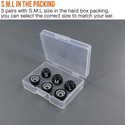 Upgrade Your JBL Tune 230 NC TWS Earbuds with Premium Dual-Layer Memory Foam Eartips – Unmatched Comfort, Superior Noise Isolation, and Enhanced Audio Clarity for an Immersive Listening Experience