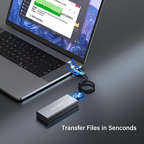 Transform Your Mac Book Air with ACASIS USB C 3.0 SSD Enclosure for 2010-2011 Models – Ultimate Upgrade for Narrow Apple Flash SSDs, M.2 NVMe Compatible, Lightning-Fast Data Transfer, Portable and Easy Installation for Enhanced Performance and Storage Capacity