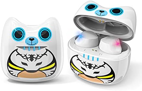 Adorable Panda-Themed Kids Wireless Earbuds – Bluetooth 5.0 with 36 Hours Playtime & IPX6 Waterproof for Active Lifestyles – 3 D Stereo Sound & Built-in Mic for Hands-Free Calling – Perfect for Children and Adults