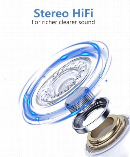 Premium Lightning Connector Earbuds for i Phone – Superior Sound & Hands-Free Calling with In-Line Mic & Volume Control – Officially Certified for i Phone 14/13/12/SE/11/XR/XS/X/7/7 Plus/8/8 Plus – Lightweight Design for Effortless Portability and Audio Management