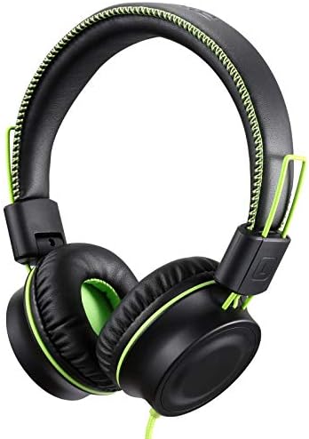 M2 Kids Foldable On-Ear Headphones – Adjustable, Tangle-Free 3.5 mm Wired Design in Vibrant Blue – Perfect for School, Travel & Gaming – Durable Comfort with Clear Sound for Young Auditory Enthusiasts – Ideal for Active Lifestyles and Extended Use