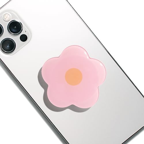 Vibrant Violet Daisy Mag Safe-Compatible Collapsible Phone Grip Stand – Stylish and Portable Mobile Accessory for Effortless Control and Enhanced Stability