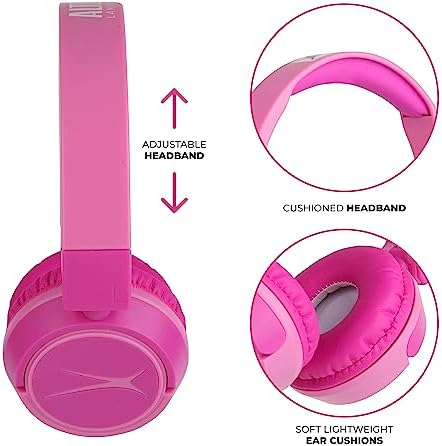 Kid-Safe Wireless Bluetooth Headphones by Altec Lansing – Exceptional Audio for Young Listeners with Volume Limiting Technology – Compact, Foldable Design Perfect for Travel and Everyday Adventures – Compatible with All Devices for Versatile Enjoyment