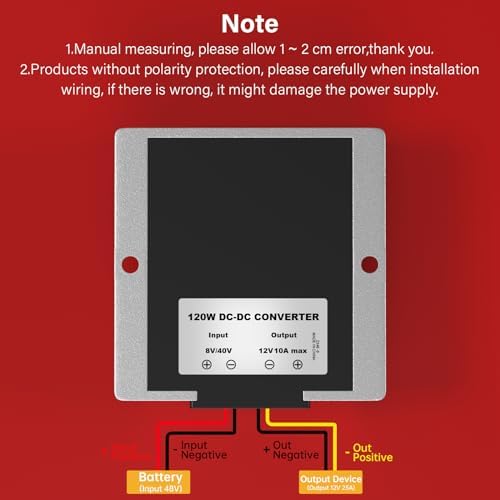 High-Performance Waterproof DC Voltage Stabilizer – Areyourshop 8-40 V to 12 V 120 W Boost Buck Converter for Reliable Automotive Power Supply and Enhanced Device Longevity