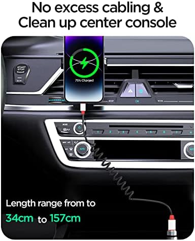AICase 90 Degree Coiled Lightning Cable – 6 ft Flexible Nylon Charging Cord with Right Angle Design for Enhanced Gaming Experience, LED Indicator for Fast Charge & Data Syncing, Compatible with i Phone XS/XS Max/XR/X/8/8 Plus/7/7 Plus, i Pad Pro & More