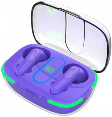 Pro 70 True Wireless Earbuds – Advanced Bluetooth 5.3 Earphones for i Phone & Android, Water-Resistant Design, Effortless Wireless Charging with LED Case, Integrated Microphone for Hands-Free Calls, Multitouch Controls for Ultimate Convenience, Perfect for Active Lifestyles and Music Enthusiasts