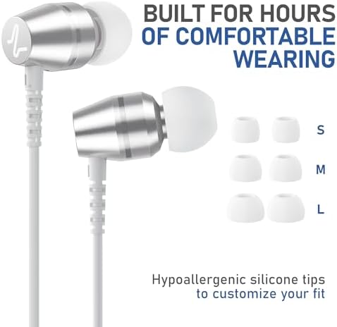 LUDOS OMNITONE USB-C Earbuds – Rich Sound Quality & Comfortable Fit for i Phone 16 & Samsung Galaxy S24 – Noise-Canceling Technology, Ergonomic Design, 5-Year Warranty – Turquoise – Perfect for Music, Gaming, and Calls with Quick USB-C Connectivity and Wide Device Compatibility