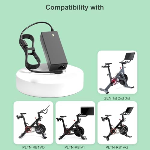 Upgrade Your Peloton Bike Experience with Our 12 V 4.17 A Power Adapter Charger – Reliable Replacement for PLTN-RB1, VO/RB1 V1 & RB1 VQ Models (Bike Plus Not Included) – Essential Charging Solution for Fitness Aficionados Seeking Seamless Performance and Uninterrupted Workouts