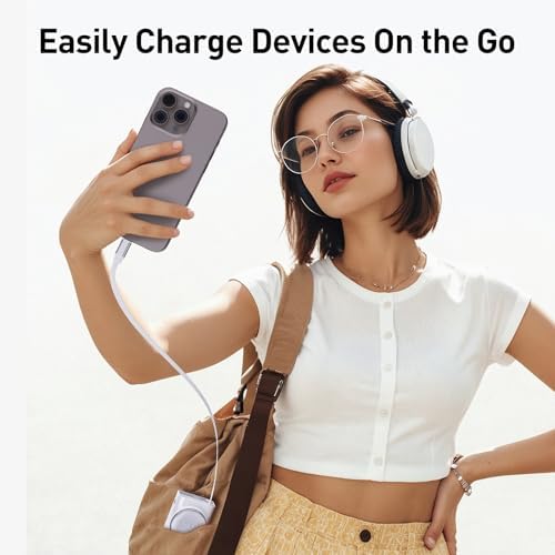Ultimate i WALK 10000 m Ah Power Bank – 30 W Fast Charging USB-C Portable Charger with Integrated 2.3 ft Retractable Cable, Triple Output Ports for i Phone 16/15, Samsung Galaxy S25/24, and i Pad – Compact, Durable, and Travel-Ready Charging Solution
