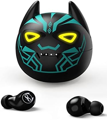 Charming Bluetooth Earbuds for Kids – Waterproof Noise-Cancelling In-Ear Headphones with Adorable Pig and Cat Designs – Comfortable Stereo Sound Perfect for Young Music Lovers and Learning – Durable, Easy-to-Clean Wireless Headset with Broad Device Compatibility – Engage Your Child’s Audio Experience with Fun and Functionality