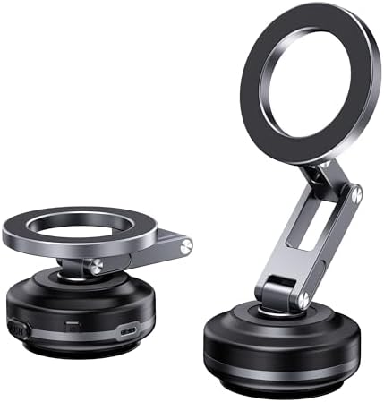 Transform your driving experience with our Advanced Electric Vacuum Magnetic Phone Holder – a 360° Adjustable Suction Cup Mount for All Smartphones. Engineered for maximum safety and efficiency, this innovative car accessory ensures your device is securely accessible while you keep your eyes on the road. Featuring a robust vacuum magnetic grip that withstands even the bumpiest rides, this universal smartphone car holder is compatible with all models. Enjoy effortless installation with its user-friendly one-touch release mechanism. Elevate your connectivity with this sleek and durable phone stand, designed to enhance your driving journey by facilitating easy access to navigation, music, and calls. Ideal for those who prioritize both functionality and style, this mount is a must-have addition to your vehicle’s interior. Optimize your driving experience today with this essential smartphone accessory that seamlessly combines practicality and cutting-edge technology.