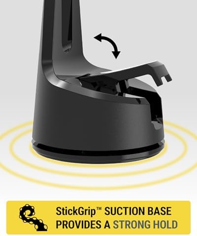 Scosche MPQMD-SP Magic Mount Charge Pro: Advanced 15 W Qi2 Fast Wireless Charging Mag Safe Car Mount for i Phone 16/15/14/13/12 Pro Max Plus – Sleek Dashboard Magnetic Holder for Effortless Charging and Driving Efficiency