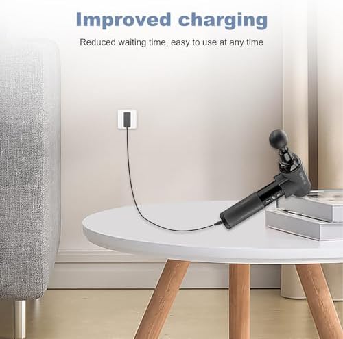 High-Performance 24 V Charger for Vybe Pro & Life Pro Sonic LX Massagers | Rapid Power Adapter for Seamless Deep Tissue Recovery | Lightweight, Durable, and Portable Essential for Enhanced Wellness Sessions