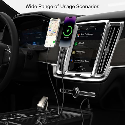 Maximize Charging Efficiency with the 140 W 2-in-1 USB C to USB C Braided Cable – Fast Charge Your i Phone 16 Pro Max, Mac Book Pro & Samsung Devices, Durable 4 Ft Length, Universal Compatibility for All Type-C Devices