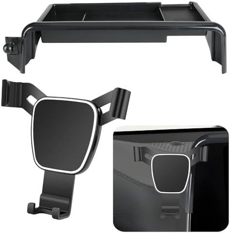 Kia Telluride Center Console Phone Holder – Premium Organizer for 2020-2022 Models, Enhancing Navigation & Driving Safety, Effortless Installation & Adjustable Viewing Angles, Stylish Auto Accessory for Mobile Devices