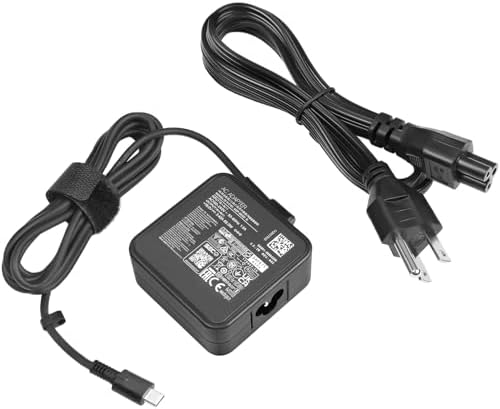 65 W 19 V USB Type-C Laptop Charger for ACEMAGIC AX16 Pro & AOC MX16 – High-Performance Power Supply for AMD Ryzen 7 5700 U Laptops and Mini PCs – Reliable Compatibility & Efficient Charging Solution – Ideal for ACEMAGIC AM06 Pro, AOOSTAR MN57 & MALLRACE AX16 Pro Models – Essential Power Adapter for Optimal Device Performance – Worldwide Input Voltage 100-240 V, 50-60 Hz – Precision Engineered for Gaming and Productivity Needs – Note: Not Compatible with 20 V Chargers – Ensure Specification Match Before Purchase – Experience Fast Charging with Safety Features for Enhanced Device Longevity – Perfect for Users Seeking Quality and Dependability in Laptop Accessories.