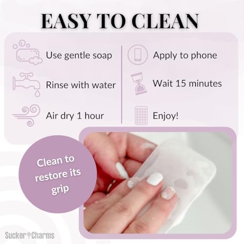 Lavender Fizz Silicone Phone Mount – Versatile Hands-Free Suction Holder for i Phone & Android – Ideal Tik Tok Filming & Video Call Accessory – Secure, Removable Grip for Effortless Mobile Use – Stylish & Functional Design for On-the-Go Convenience