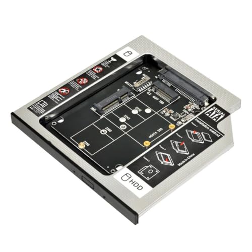 Maximize Your Laptop’s Performance with the Chenyang 9.5 mm M.2 NGFF/m SATA to SATA 2 nd SSD HDD Caddy – Effortless Upgrade for Enhanced Storage Capacity and Speed!