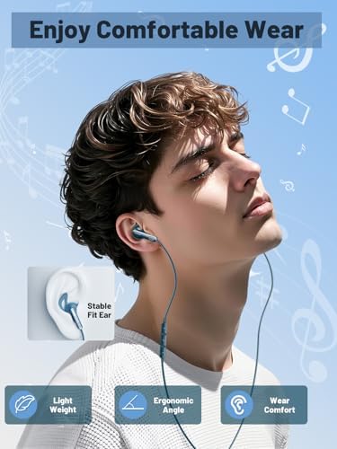 Elevate Your Audio Experience with LCdaymini USB C Earbuds – Premium Wired Headphones for i Phone 16, i Phone 15 Pro Max, Samsung Galaxy S25/S24/S23 Ultra & Google Pixel 9/8 – Immerse in High-Fidelity Sound, Enjoy Effortless Call Management with In-Line Microphone, Convenient Volume Control, and Ultra-Lightweight Design for All-Day Listening Comfort