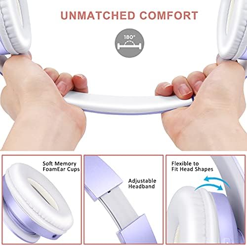 ZIHNIC Bluetooth Over-Ear Headphones – Premium Foldable, Noise-Cancelling Wireless & Wired Headset with Micro SD/TF Card Support and FM Radio – Lightweight Comfort & Superior Sound Quality for Uninterrupted Listening on Mobile Devices and PCs (Black)