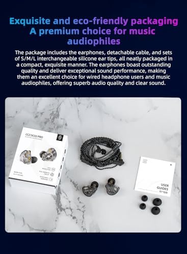 Unleash Your Sound Potential with CCZ Coffee Bean Wired Earbuds – Premium In-Ear Monitors for Musicians and Fitness Enthusiasts, Featuring Hi-Fi Bass and Patented Comfort Eartips – Perfect for Stage Performances, Workouts, and Everyday Listening – Lightweight, Durable Design for Unmatched Audio Quality in Any Setting