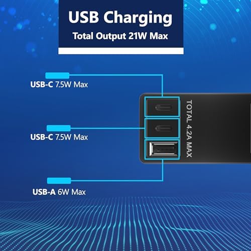 LIDER Ultra-Thin Flat-Face Outlet Extender with 3 Receptacles – Space-Saving Power Strip with 3 ft Cord, ETL-Listed for Safety, Sleek White Design for Modern Interiors – Perfect Solution for Enhanced Device Charging and Versatile Placement