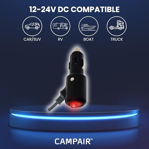 Premium 12 V/24 V Heavy-Duty Power Adapter for Starlink Mini – 10 FT 16 AWG Outdoor Charger with On/Off Switch for Unmatched Flexibility and Reliable Performance in Any Environment