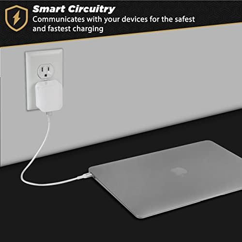 Scosche HPDC60 Powervolt 60 W USB Type-C Wall Quick Charger – Ultra-Fast Power Delivery 3.0 Adapter for Phones, Tablets & More – Compact Travel-Friendly Design in White – Reliable Overcharge Protection & Universal Compatibility