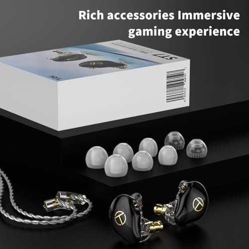 Experience the Ultimate Sound Revolution with FEDAI TRN ST7 In-Ear Monitor Earbuds – Cutting-Edge Hybrid Hi-Fi Earphones Featuring Dual Dynamic & Balanced Armature Drivers for Superior Noise Isolation and Crystal-Clear Audio Quality – Lightweight Wired Design Perfectly Tailored for Musicians and Audiophiles – Stylish Transparent Aesthetic for Maximum Comfort and Device Versatility