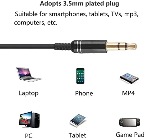YOCUNKER Premium 3.5 mm Wired Earbuds with Extended 3-Meter Cable – Lightweight In-Ear Design for Superior Sound Quality – Compatible with Smartphones, Tablets, Laptops & TVs – Enjoy Freedom of Movement for an Immersive Listening Experience – Ideal for Music Lovers Seeking Pure Audio Without Microphone – Upgrade Your Sound Game Today!