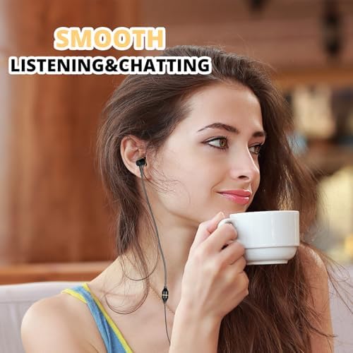 Experience Superior Sound with USB-C Air Tube Earbuds – Advanced Noise-Cancelling Headphones for i Phone 16/15 & Samsung, Featuring Built-in Microphone for Crystal-Clear Calls – Lightweight, Comfort-Driven Design Compatible with Google Pixel Devices for Unmatched Audio Clarity and Isolation