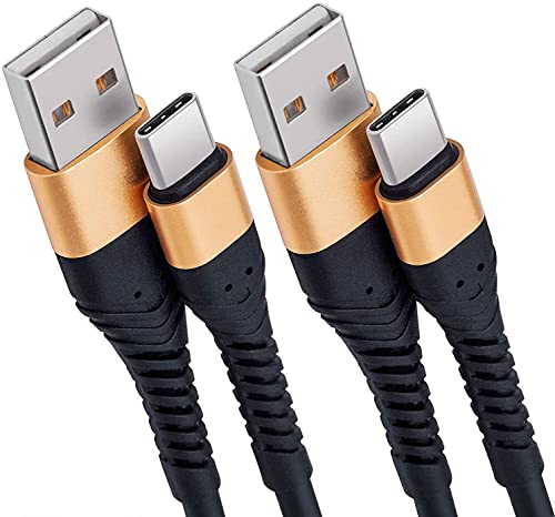 Icseio 1 ft USB Type C Cable – 2 Pack Fast Charging USB A to USB-C Cord for Enhanced Device Compatibility and Durability – Perfect for On-the-Go Power Solutions