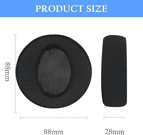 Transform Your Sony Headphones with Premium Sweatproof Earpads – Quick Fit Replacement Cushions Featuring Breathable Mesh & Advanced Isolation Foam for Ultimate Comfort and Sound Quality in Gaming & Music (Stylish Blue)