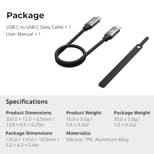 Experience Unmatched Speed and Convenience with SMALLRIG 90-Degree USB C to USB C Coiled Data Cable – 20 Gbps Data Transfer & PD 100 W Fast Charging, Perfect for i Phones, Laptops, and Cameras – Tidy Workspace Solution for High-Performance Connectivity