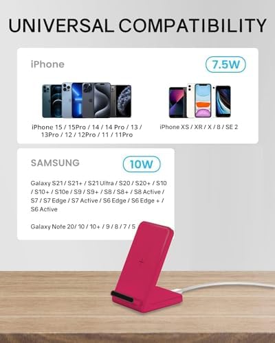3-in-1 Wireless Charging Station for Apple Devices – Fast Charging Dock for i Phone 15/14/13/12 Pro Max, Apple Watch Series 8/7/SE/6/5/4/3/2, and Samsung Phones – Sleek Multi-Device Charger with Enhanced Safety Features and Compact Design