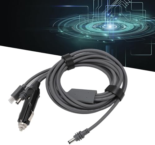 Zunate 3-in-1 Mini Cable for Mini Power, High Speed USB C/DC to DC/Car Charger Adapter Cord Replacement Cable, Accessories (20m) – Enhanced Compatibility and Speed