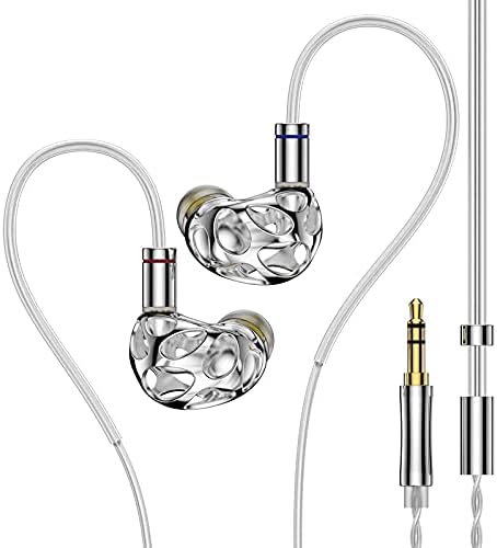 Transform Your Listening Journey with keephifi BLON BL-T3 High Fidelity In-Ear Monitors – Premium 11 mm Copper Clad Diaphragm for Deep Bass and Crystal Clear Vocals, Ergonomically Crafted for All-Day Comfort, Perfectly Suited for Sports, Gaming, and Music Enthusiasts, Enhanced Device Compatibility Featuring Built-in Mic for Effortless Hands-Free Communication – Lightweight Yet Durable Design to Complement Your Active Lifestyle