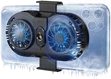 Neveika Phone Cooler, Cellphone Radiator with Dual Semi-Conductor Cooling Chip, Mobile Phones with a Width of 6 to 8 cm for Tiktok Live Streaming, Outdoor Vlog, Mobile Gaming. – Enhanced Compatibility and Speed